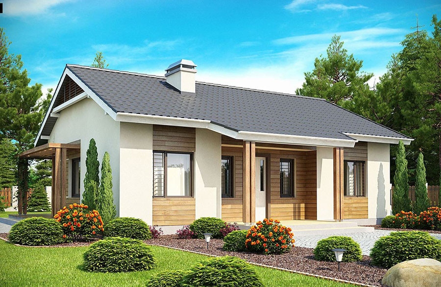 So Sánh 5 Mẫu Nhà 3 Gian Miền Tây – Nét Xưa & Tiện Nghi Hiện Đại 4 Nhà 3 Gian Miền Tây 2 Chái – Kết Hợp Truyền Thống & Cách Tân