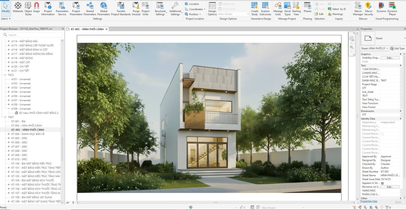 Pdf To Rvt File Revit Nhà Phố 2 Tầng Full RVT + PDF Preview Hồ Sơ Thi Công | Công ...